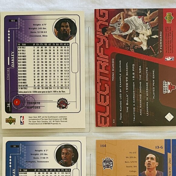 LOT OF 9 BASKETBALL Trading Cards. Mint Condition. UPPER DECK Brand. - Picture 6 of 8